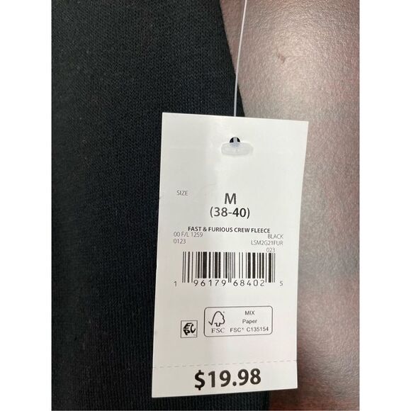 NWT Fast & Furious Men’s Fleece Crewneck Pullover Size Medium - Picture 5 of 7